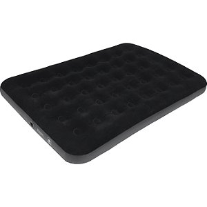 Colchão Inflável Casal Deluxe Comfort Preto Grande - BEL 110207
