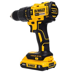 Parafusadeira e Furadeira de Impacto 1/2" 20v max li-ion Profissional a Bateria - DeWalt DCD7781D2BR