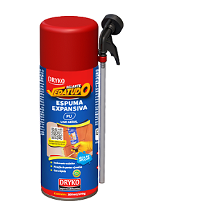 Selante Vedatudo Espuma PU – Vedação Expansiva e Eficiente - DRYKO ESPUMAPU -300ML