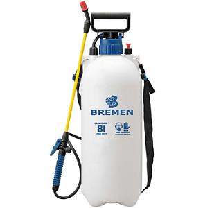Pulverizador Lateral Manual 8L para Jardim, Lavoura e Quintal- Bremen 8057