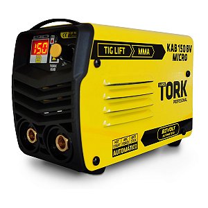 Inversora de Solda MMA 150A KAB Micro Bivolt Portátil - Tork IE-6150-BV