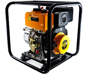 MOTOBOMBA AUTO-ESCORVANTE 2" MOTOR 4T 7,0 HP PARTIDA MANUAL DIESEL ZB20D - BERLINER - ZMAX