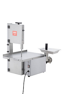 MINI SERRA FITA DE BANCADA LÂMINA 154CM EM AÇO CARBONO COM MOEDOR DE CARNE BIVOLT 1063 - MALTA