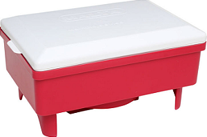 MARMITA ELÉTRICA RETANGULAR 90W 127V VERMELHA 10714 - MALTA