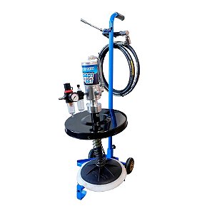 UNIDADE MÓVEL PARA GRAXA 50:1 20KG SEM BALDE COM LUBRIFIL, TAMPA, MANGUEIRA 1/4"  9404 - BREMEN