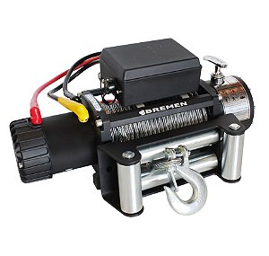 GUINCHO ELÉTRICO 24V COM CABO DE AÇO 12.000LB / 5.443KG 30M X 3/8" IP67 7901 - BREMEN