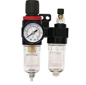 CONJUNTO LUBRIFIL 1/4" NPT RESERVATÓRIO POLICARBONATO PRESSÃO MÁXIMA 10 BAR 3115 - BREMEN