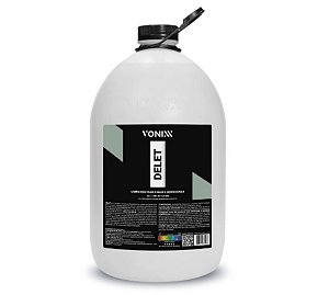 LIMPADOR PARA PNEUS E BORRACHAS DE ALTA PERFORMANCE DELET 5L REMOVEDOR DE SUJIDADE SEVERA 2050190 - VONIXX