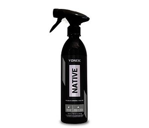 CERA LÍQUIDA COM CARNAÚBA PARA MANUTENÇÃO NATIVE SPRAY WAX 500ML 2023003 - VONIXX
