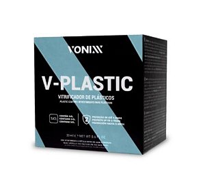 VITRIFICADOR DE PLÁSTICOS COATING SEMIPERMANENTE V-PLASTIC 20ML RENOVA E PROTEGE PLÁSTICOS COM UV 2018007 - VONIXX