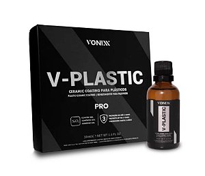 VITRIFICADOR PARA PLÁSTICOS V-PLASTIC PRO RENOVA, RESTAURA E PROTEGE PLÁSTICOS POR ATÉ 2 ANOS 50ML 2018015 - VONIXX