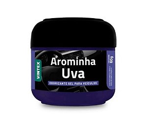 ODORIZANTE EM GEL PARA VEÍCULOS AROMINHA GEL UVA 60G FRAGÂNCIAS ESPECIAIS COM EXCELENTE FIXAÇÃO 2010004 - VONIXX