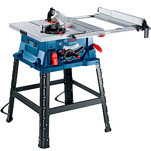 SERRA DE MESA 10" GTS 254 1800W 127V KIT COMPLETO COM DISCO, MESA, GUIA, CHAVE E RÉGUA 0601B450D0-000 - BOSCH
