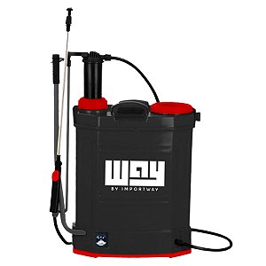 PULVERIZADOR PROFISSIONAL 2X1 ELÉTRICO E MANUAL 20 LITROS IDEAL PARA JARDIM E SANITIZAÇÃO IWP2X1020 - IMPORTWAY