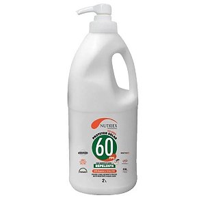 PROTETOR SOLAR FPS 60 1/3 UVA COM REPELENTE PROFISSIONAL 2L PROTEÇÃO E SEGURANÇA PARA PELE CORPORAL 62844 - NUTRIEX
