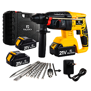 MARTELETE ROMPEDOR PROFISSIONAL FURADEIRA DE IMPACTO A BATERIA 21V SDS 9500RPM 1200W FHD21B2 F05 5163 - FALASCA