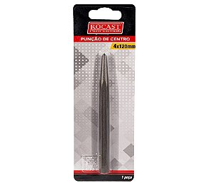 PUNÇÃO DE CENTRO 4X120MM PARA MARCAÇÃO EM METAL FERRAMENTA PRECISA PARA FURAÇÃO PROFISSIONAL 481,0003  ROCAST - AMATOOLS
