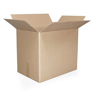 Caixa de Papelão Reforçada 60x40x50 cm para Mudança e Transporte