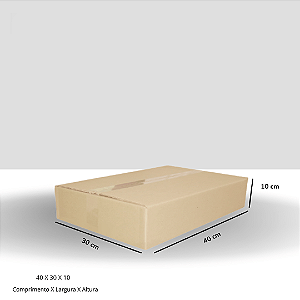 Caixa de Papelão 40x30x10 para E-commerce
