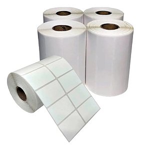 Etiqueta Adesiva Térmica Full 40x25 mm 2 Colunas Etiquetas
