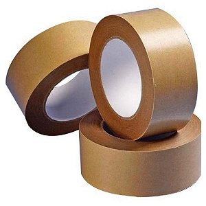Fita Kraft 48mm x 50m – Fita Adesiva Marrom para Embalagem Ecológica