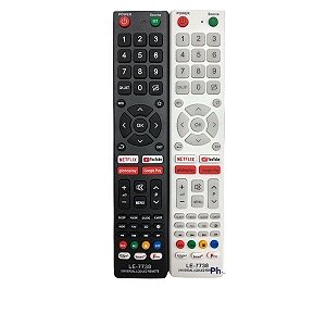 Controle Remoto Para Tv Universal Lcd/led Youtube Netflix - Lelong