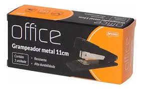 Grampeador 11cm Com 1000 Grampos Office Escritório Manual