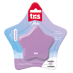 Fita Corretiva Estrela Holic Dreamy - 8m X 5mm - Cartela C/1 un | TRIS