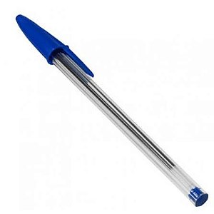 Caneta Bic Azul ou Vermelha unitario