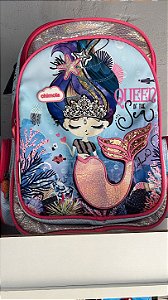 Mochila Escolar de Rodinhas Infantil Menina Escola