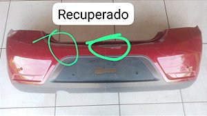 Parachoque Traseiro Chevrolet Onix 2017- 2019/Recuperado