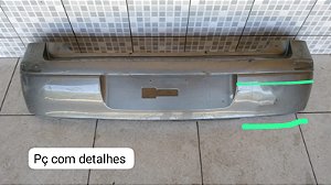 Parachoque traseiro Chevrolet Corsa Hatch 2006 2014