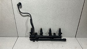 Flauta Conjunto Bico injetor  Vw Golf 1.6 Flex - 2008 a 2018
