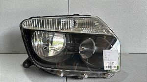 Farol Direito Renault Duster 2012 a 2015 Mascara Negra