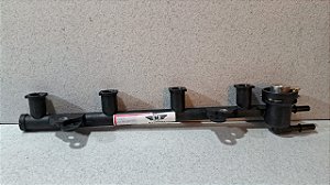 Flauta Bico Injetor Ford Fiesta  2007 a 2012
