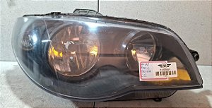 Farol Lado Direito Fiat Palio - 2006 a 2012 (Máscara Negra)
