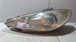Farol Lado Esquerdo Peugeot 206 2004 a 2011  (Valeo)