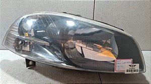 Farol Lado Direito Fiat  Palio  2008 a 2012 (Máscara Negra)