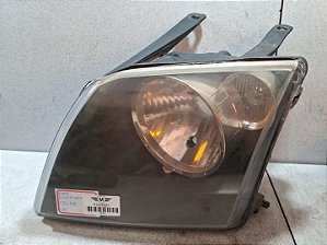 Farol Lado Esquerdo Ford Ecosport  2003 a 2018 Máscara Negra