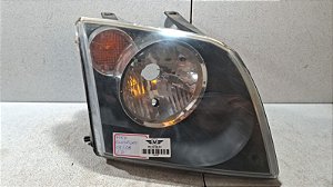 Farol Lado Direito Ford Ecosport 2003 a 2008 Mascara Negra