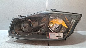 Farol Lado Esquerdo Ford Ecosport 2008 a 2012 Mascara Cinza