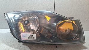 Farol Lado Direito  Ford Ecosport 2008 a 2012  Máscara Cinza
