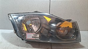 Farol Lado Direito  Ford Ecosport 2008 a 2012  Máscara Cinza
