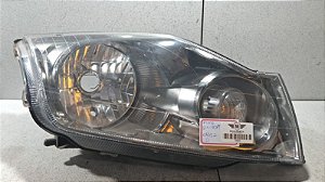 Farol Lado Direito Ford Ecosport 2008 a 2012 Máscara Cinza