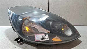 Farol Lado Direito Ford Ka 2008 a 2012 Máscara Negra