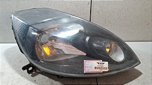Farol Lado Direito Ford Ka 2008 a 2012 Máscara Negra