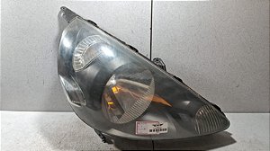 Farol Lado Direito Honda Fit 2003 a 2008 Máscara Negra