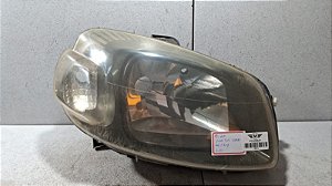 Farol Lado Direito Fiat Uno Vivace 2010 a 2014 Máscara Negra