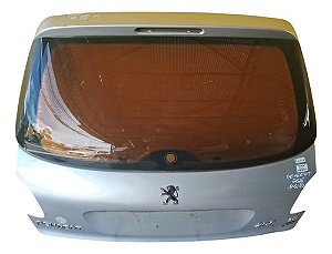 Tampa Traseira Peugeot 206 2006 A 2010 Com Detalhe