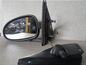 Retrovisor Lado Esquerdo Vw Gol bola 1995 a 1999 manual / Paralelo